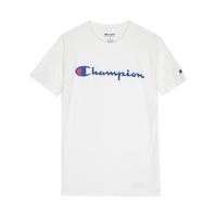  Champion 草写logo圆领短袖T恤 athletics线