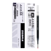 斑马牌 JLV-0.5 中性笔替芯0.5mm 黑色 10支装