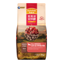 麦富迪 无谷牛肉双拼全犬成犬狗粮 1.5kg