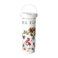 GOOM/格沐 大容量 女士保温咖啡吸管水杯 600ml