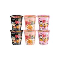 SAMYANG 三养火鸡面杯面组合装 韩国方便面 原味*2+奶油培根*2+四种芝士*2