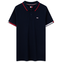 TOMMY HILFIGER/汤米·希尔费格 舒爽不闷 男女珠地棉袖口短袖T恤POLO
