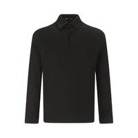 ZARA 男式翻领长袖Polo衫 纯色