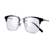essilor/依视路 防蓝光 近视眼镜+镜框+镜片 银色 1.60