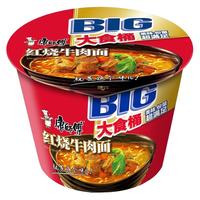 康师傅 BIG大食桶红烧牛肉面 12桶装 方便面