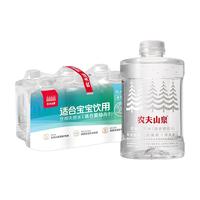 农夫山泉 NONGFU SPRING婴儿饮用水1L*6瓶*2天然弱碱性水母婴宝宝泡奶12瓶水