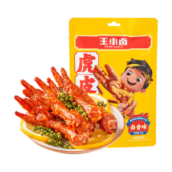 王小卤 虎皮凤爪210g 卤鸡爪 开袋即食卤味零食 虎皮凤爪210g 6 卤香 香辣 青花椒 火锅