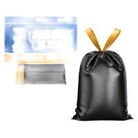 手提式垃圾袋免撕抽绳家用加厚手提式实惠装厨房特厚悬挂抽取式袋