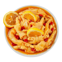 昌歌食品 柠酸辣无骨鸡爪 脱骨鸡爪 2斤 休闲零食罐装 源头直发 无骨鸡爪2斤装