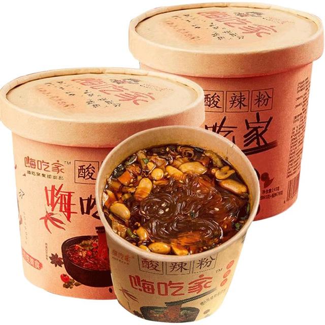 嗨吃家 酸辣粉 114g*2 杯装