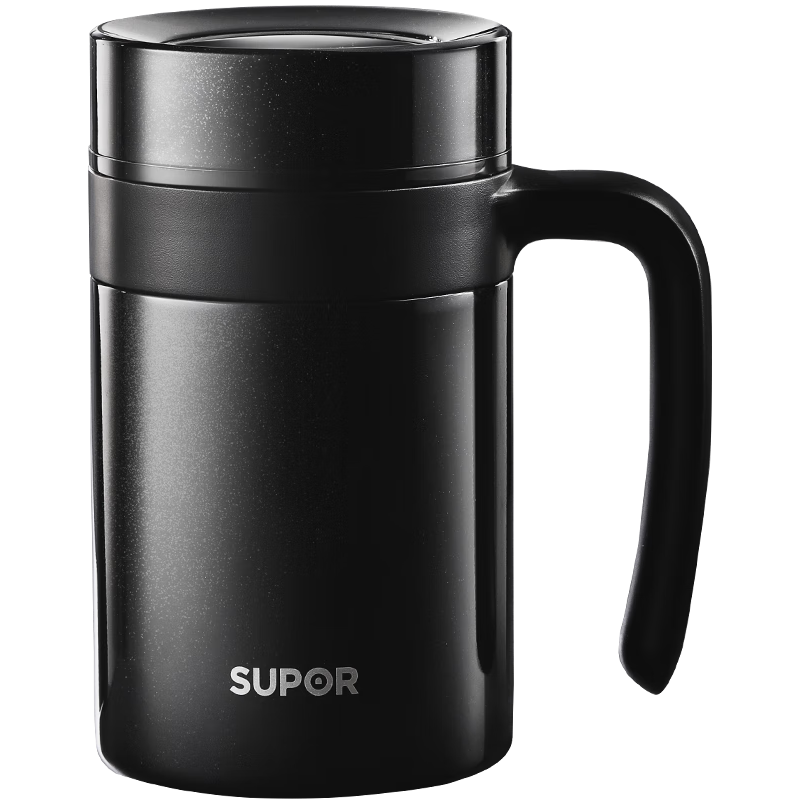 桌面办公保温杯600mL.儒雅黑