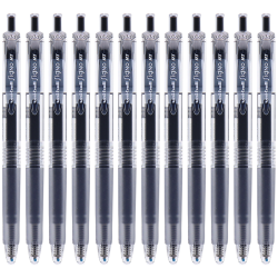 uni 三菱 UMN-105 按动速干中性笔 黑色 0.5mm 12支装