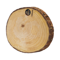 老饭骨 银杏木菜墩厨房家用切菜板砧板剁骨实木家用案板 直径26*厚度4（适合1-2人）