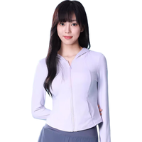 骆驼（CAMEL）【baby同款】骆驼冷白皮户外原纱短款防晒衣女冰感修身显瘦防晒服 归霞紫 XL