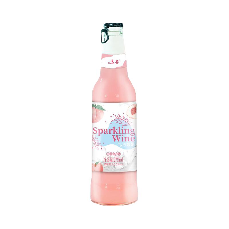 乌舍 气泡酒白桃味275ml*1瓶