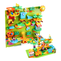  FEELO/费乐 大颗粒 儿童积木玩具  滑道积木墙