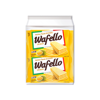 沃芙络意式风味威化480g-金枕头榴莲味 新年饼干休闲零食囤货喜礼 金枕头榴莲味480g