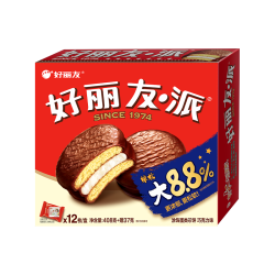 好丽友 抹茶味 巧克力派