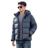 【安心绒】90绒子高充绒 男士连帽羽绒服 抗寒保暖冬季白鸭绒外套