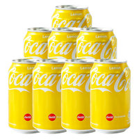 Fanta 芬达 Coca-Cola 可口可乐 子弹头瓶身碳酸饮料  300ml*6听