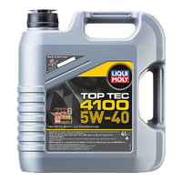 LIQUI MOLY 力魔 顶技系列 4100 5W-40 SN/CF级 全合成机油 4L