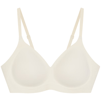 Ubras 女士夹心软支撑光面文胸 背勾款-燕麦奶色