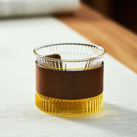 美斯尼 玻璃茶具 小茶杯 竖纹