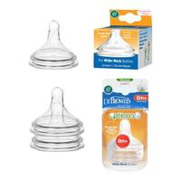 drbrowns布朗博士 Dr Brown's奶瓶奶嘴婴儿宽口径早产儿奶嘴流量P/1/2/3/4/Y