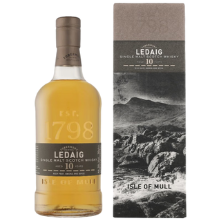 利得歌Ledaig 10年苏格兰单一麦芽威士忌 700mL 洋酒（礼盒装）
