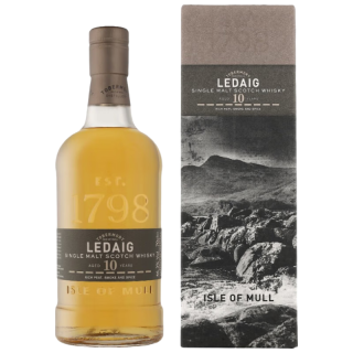 利得歌Ledaig 10年苏格兰单一麦芽威士忌 700mL 洋酒（礼盒装）