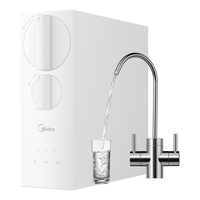 Midea 美的 家用厨下式【小体积600G+管线机MG245-R+前置-27】省芯直饮加热净水器套装