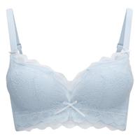 6IXTY8IGHT 68内衣女小胸聚拢月牙杯蕾丝软支撑舒适无钢圈文胸罩