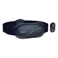 PHILIPS 飞利浦 腰部按摩器智能气囊揉按腰带热敷腰部多功能EMS脉冲腰椎按摩仪送女友生日礼物7501B