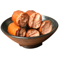 应品坊精制哈尔滨风味红肠 火腿肠熟食腊味 东北特产 开袋即食香肠 220g 3袋