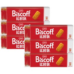 Lotus Biscoff比时咔和情比利时风味焦糖饼干泰国进口零食整箱批发团购312.5G*6
