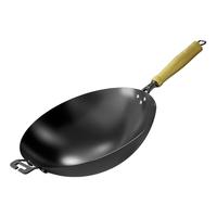 古臻匠老铁锅炒锅熟铁菜锅屋里无涂层精铁不粘锅家用轻便圆底通用