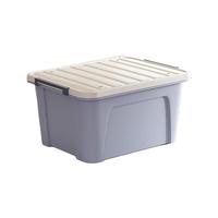 茶花（CHAHUA）收纳箱多功能收纳大号玩具衣物棉被整理箱家用加厚物流周转箱 【色25L】3只装