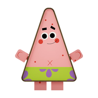 AREAX X砖区 海派甜心派对系列 AB0034 快乐降临 派大星（海绵宝宝25周年限定）