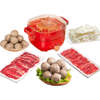 潮兴记潮汕牛肉火锅套餐1020g 吊龙牛肉丸牛筋丸粿条烧烤食材麻辣烫