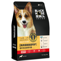 黑鼻头 低敏功能系列 鸡肉全犬全阶段狗粮 7kg