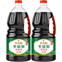 六月鲜 零添加特级鲜生抽1.8L*2瓶0%添加防腐剂仅5种原料炒菜酱油 六月鲜零添加生抽1.8L*2