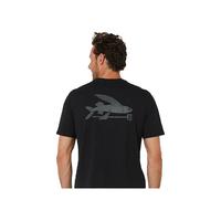巴塔哥尼亚（Patagonia）男短袖Flying Fish  夏季潮流特色T恤37598 INBK-墨黑色 S
