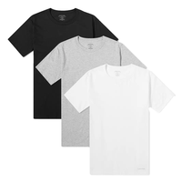 Calvin Klein CK男士T恤短袖打底衫3件装000NB4011E MP1黑白灰(3件装) XL
