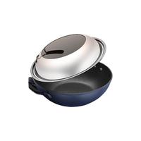 COOKER KING 炊大皇 B50335 炒锅(32cm、不粘、有涂层、316L不锈钢)