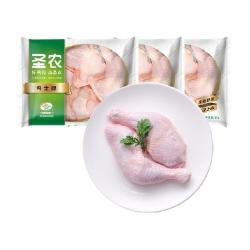 圣农 生鸡腿新鲜超大鸡腿鸡全腿1kg*3包冷冻批发年货食材鸡肉生鲜