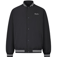 波司登秋季轻薄羽绒服男款棒球服90绒宽松通勤保暖外套B40135310 黑色8056 170/92A