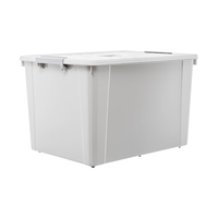 Citylong 禧天龙 X-6324 带滑轮收纳箱 84L*2个 晨雾