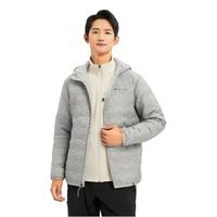 户外男子银点热压时尚连帽登山徒步滑雪旅行休闲保暖羽绒服