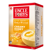 雀巢Uncle Tobys燕麦粥蜂蜜味350g 全谷物即食麦片早餐代餐养胃食品