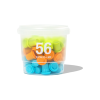 三顿半快饮+ 超即溶冻干冷萃无蔗糖精品速溶纯黑咖啡粉56颗*2g 快饮+56颗混合装